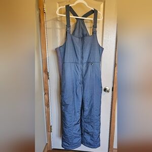 Vintage Attivo Club Gray Snow Bibs Overalls Adult XXL